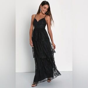 Lulus Black Evening Dress NWT S